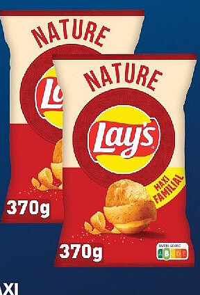 Chips Nature Maxi Format Lay's 370 g