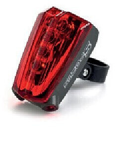 Achterlicht laser fietspad