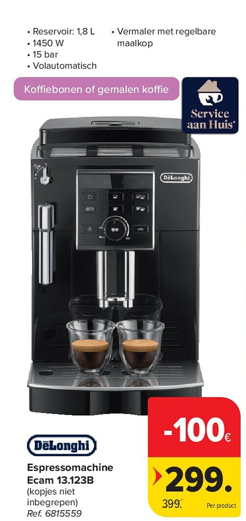 Espressomachine Ecam 13.123B