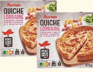 Quiche lorraine Auchan