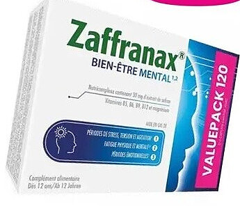 Zaffranax Mentaal Welzijn 2 x 60 capsules