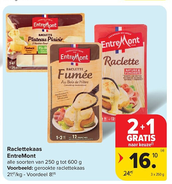 Raclettekaas EntreMont