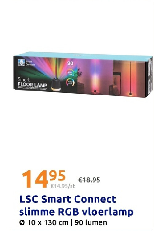 LSC Smart Connect slimme RGB vloerlamp