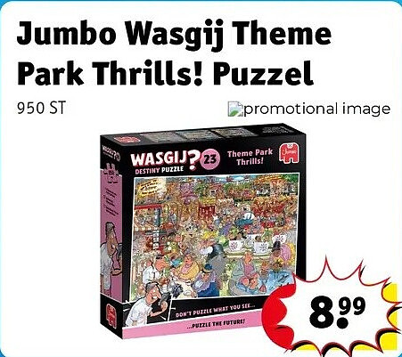 Jumbo Wasgij Theme Park Thrills! Puzzel