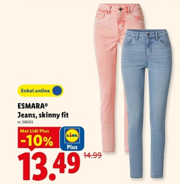 Jeans, skinny fit