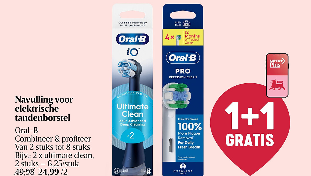 Navulling voor elektrische tandenborstel