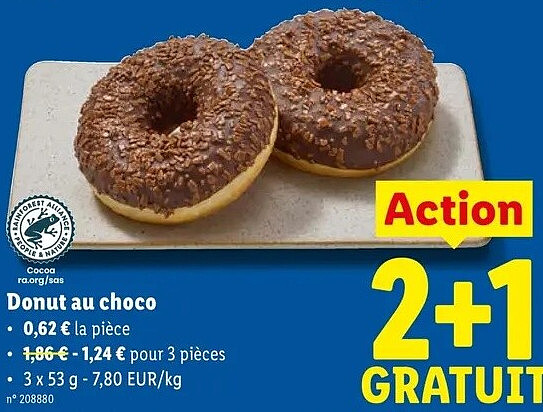 Donut au choco