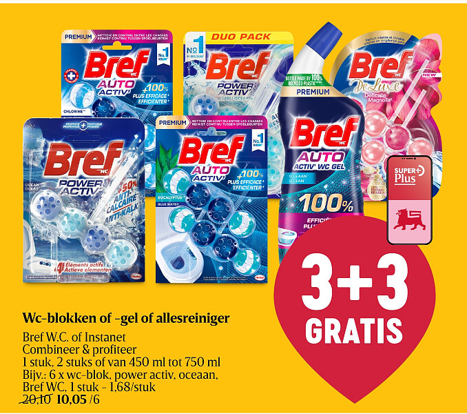 Wc-blokken of -gel of allesreiniger