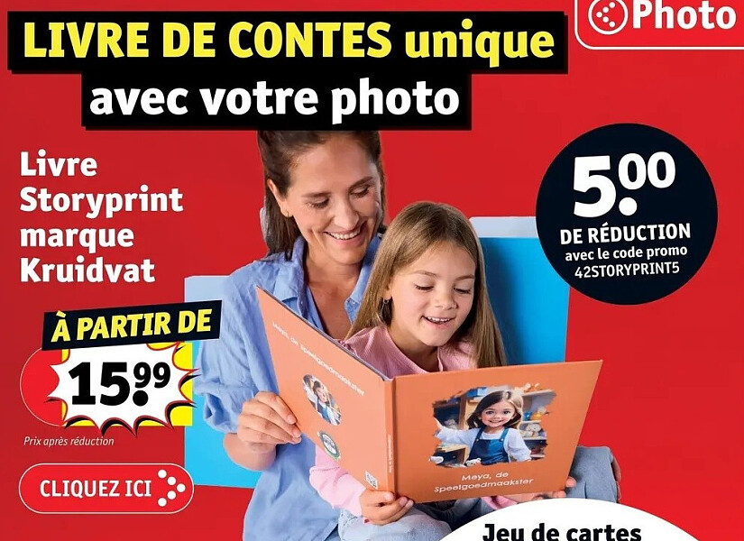 Livre Storyprint marque Kruidvat