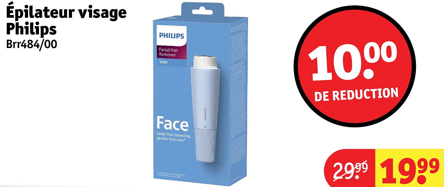 Épilateur visage Philips Brr484/00