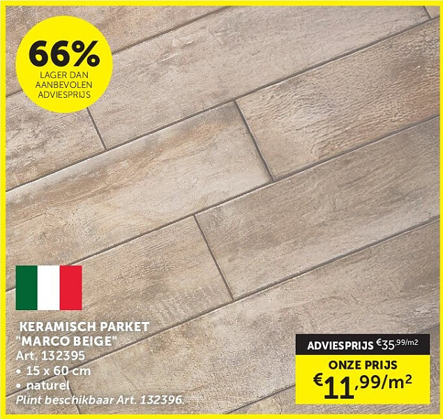 KERAMISCH PARKET "MARCO BEIGE"