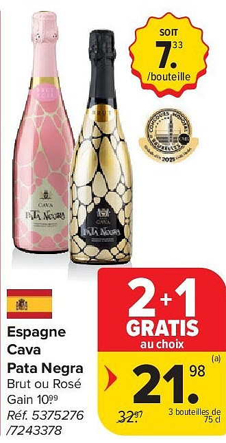 Espagne Cava Pata Negra