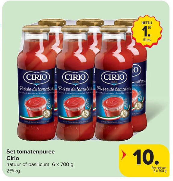 Set tomatenpuree Cirio