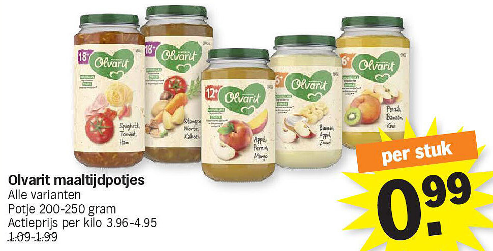 Olvarit maaltijdpotjes