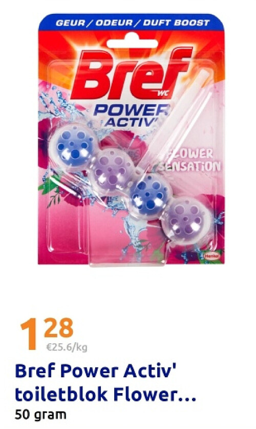 Bref Power Activ' toiletblok Flower Sensation