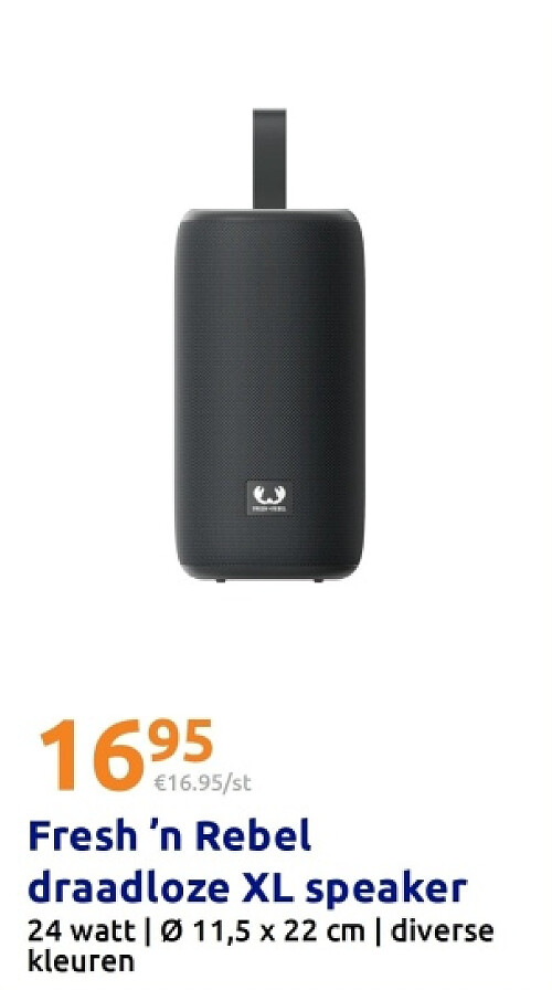 Fresh 'n Rebel draadloze XL speaker