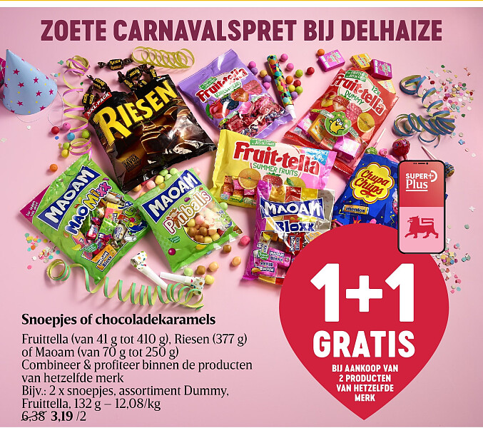 Snoepjes of chocoladekaramels