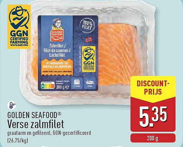 Verse zalmfilet