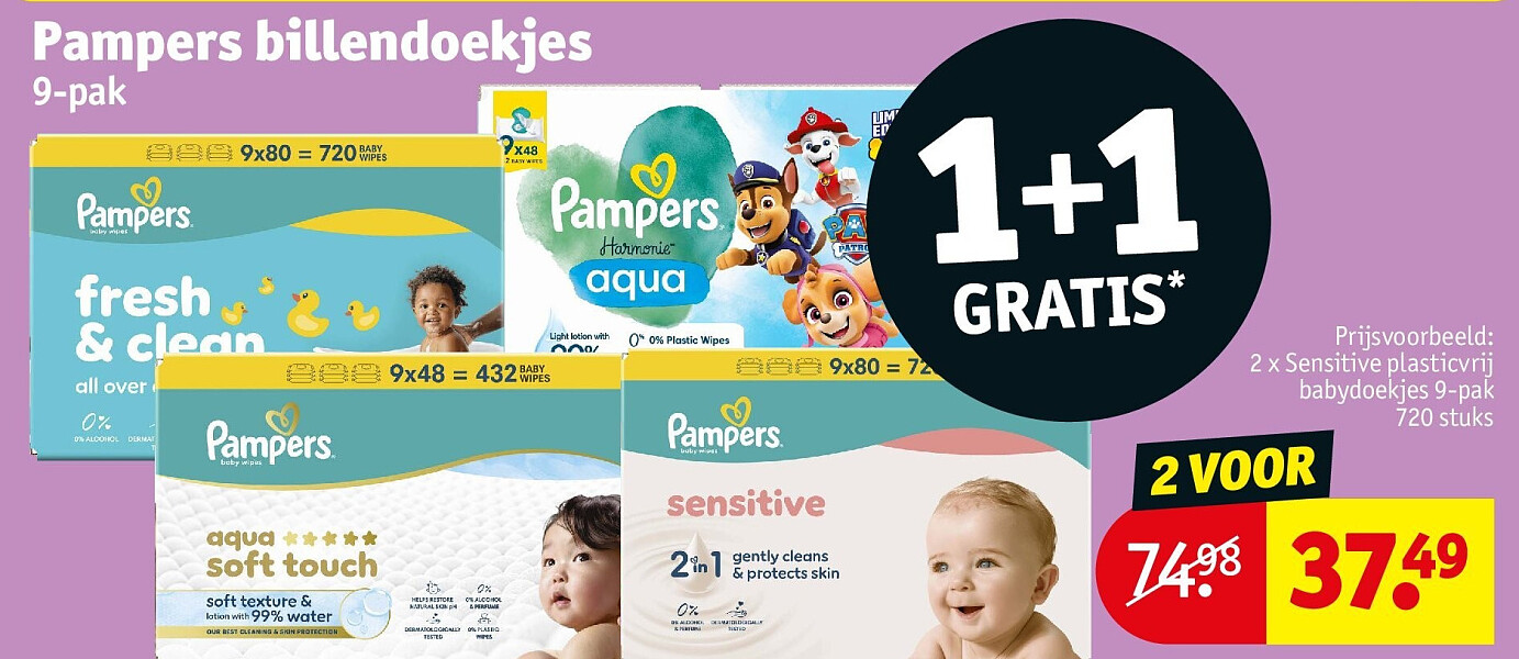 Pampers billendoekjes