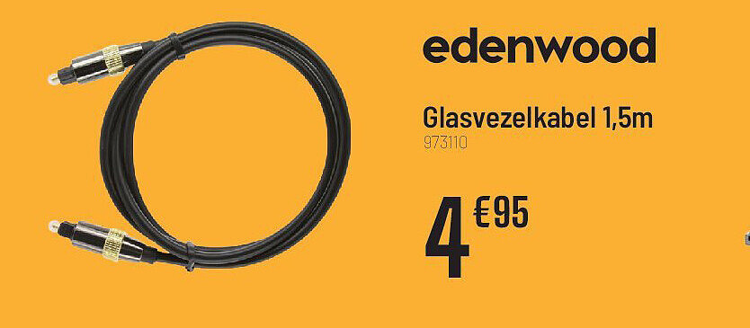 Edenwood Glasvezelkabel 1,5m