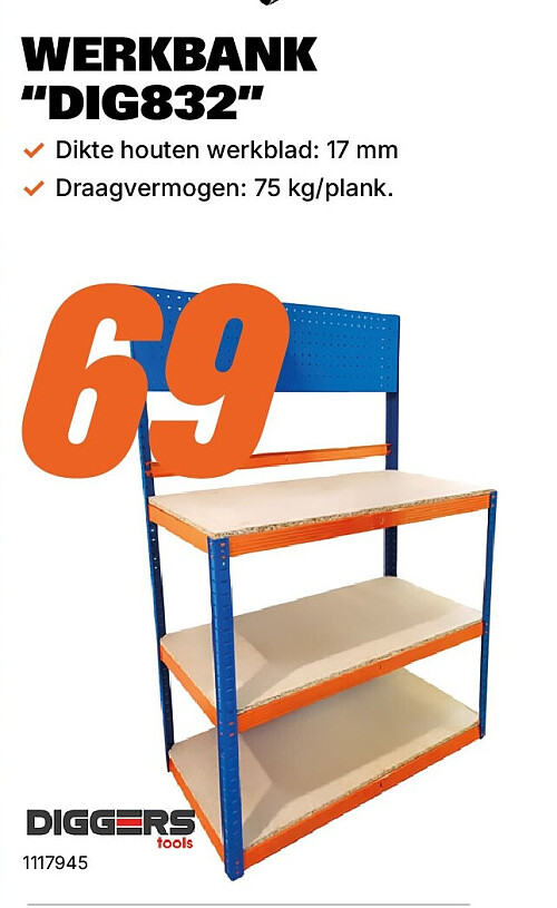 WERKBANK “DIG832”