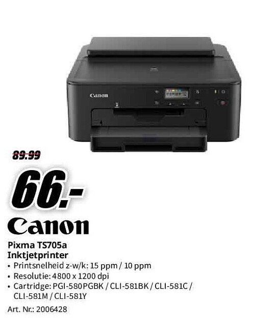 Canon Pixma TS705a Inktjetprinter