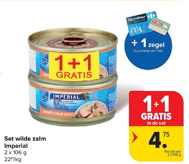 Set wilde zalm Imperial