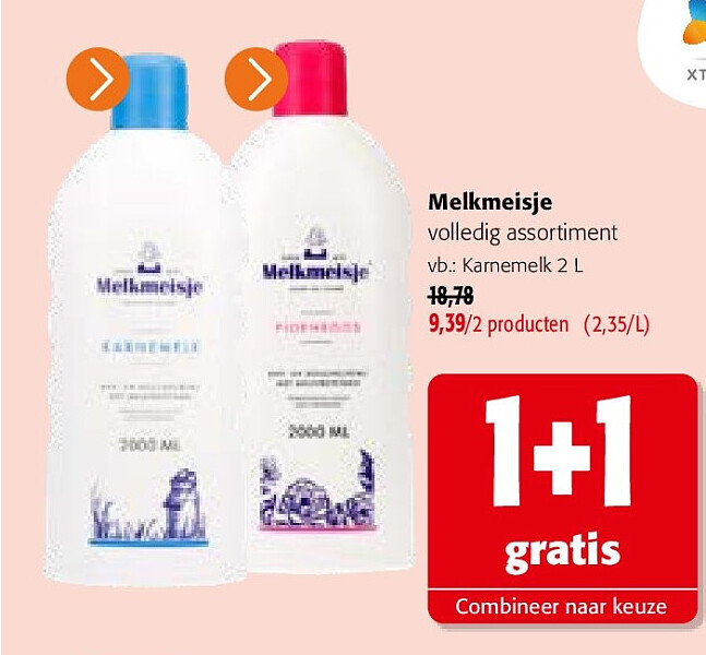 Melkmeisje Karnemelk 2 L
