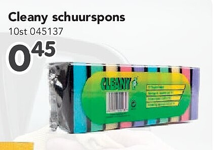 Cleany schuurspons 10st