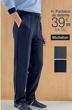 Pantalon de détente en molleton