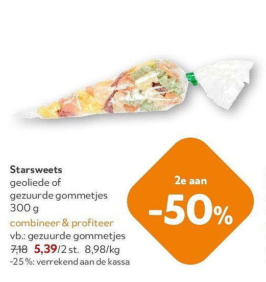 Starsweets gezuurde gommetjes