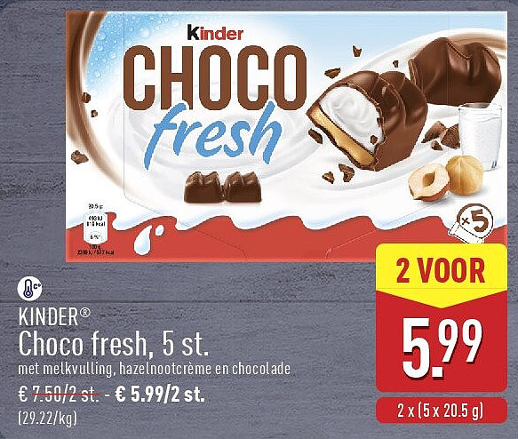 Choco fresh, 5st.