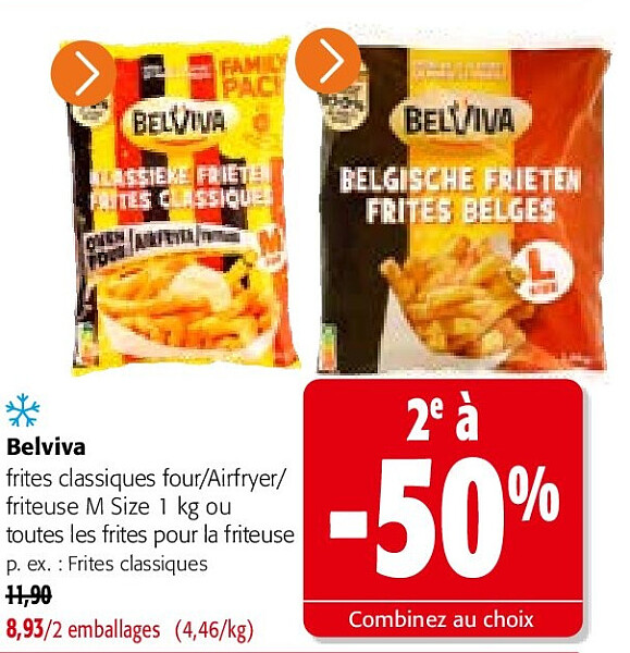 Belviva Frites classiques