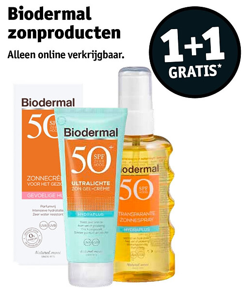 Biodermal zonproducten