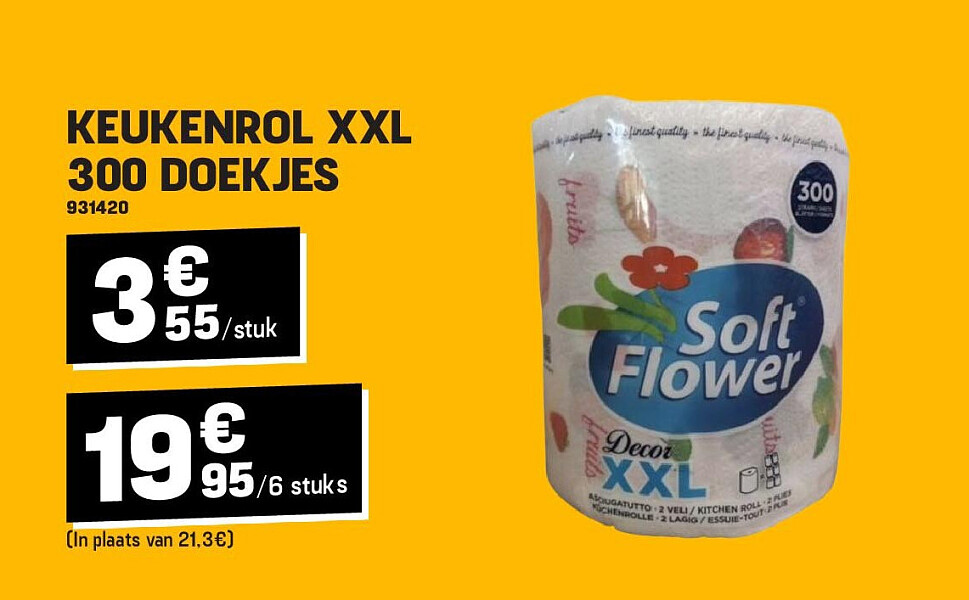 KEUKENROL XXL 300 DOEKJES