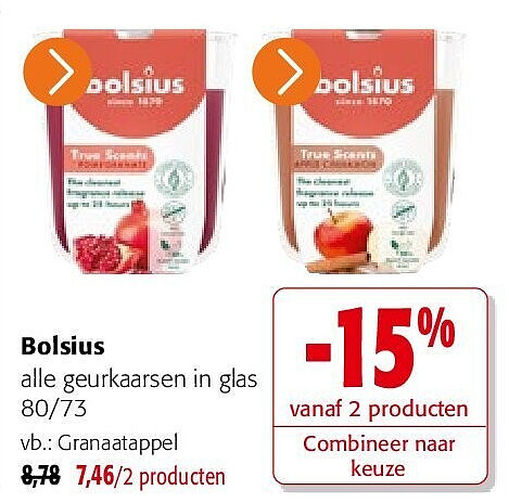 Bolsius Granaatappel
