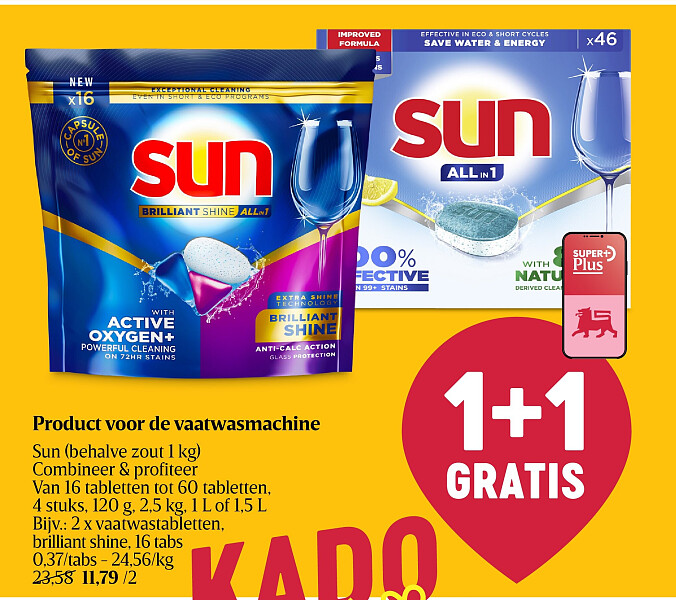 Product voor de vaatwasmachine