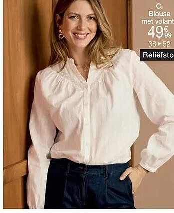 Blouse met volants