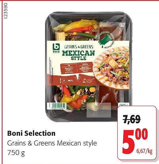 Boni Selection Grains & Greens Mexican style 750 g