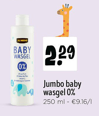 Jumbo baby wasgel 0%