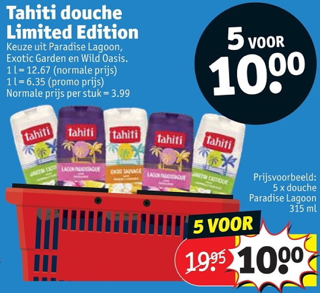 Tahiti douche Limited Edition