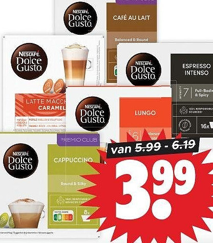 Nescafé Dolce Gusto koffiecups