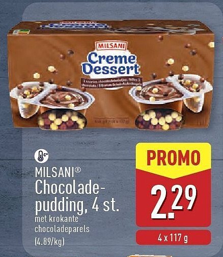 MILSANI® Chocoladepudding, 4st.