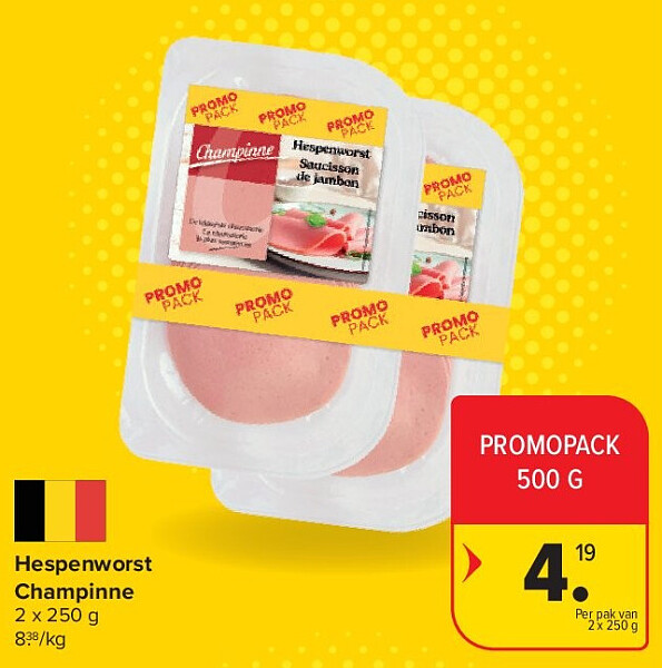 Hespenworst Champinne