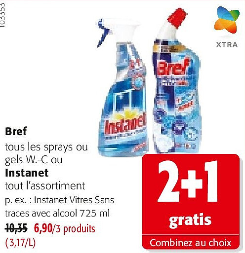 Bref tous les sprays ou gels W.-C ou