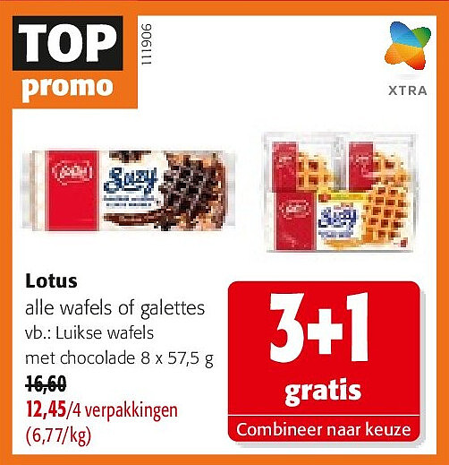 Lotus Luikse wafels met chocolade 8 x 57,5 g