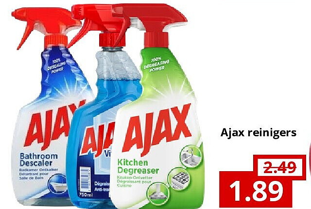 Ajax reinigers