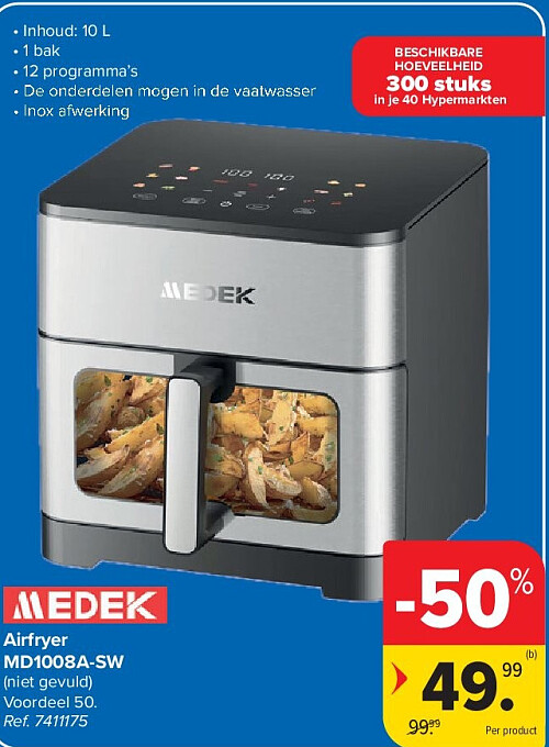 Airfryer MD1008A-SW