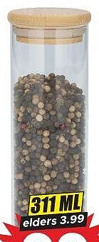 Enrico glazen bewaarbus 311 ml