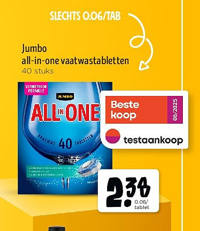 Jumbo all-in-one vaatwastabletten